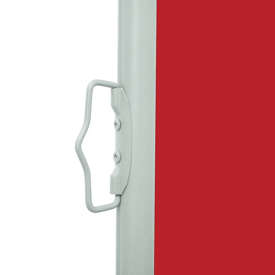 Auvent latéral rétractable de patio 140x600 cm Rouge - 10