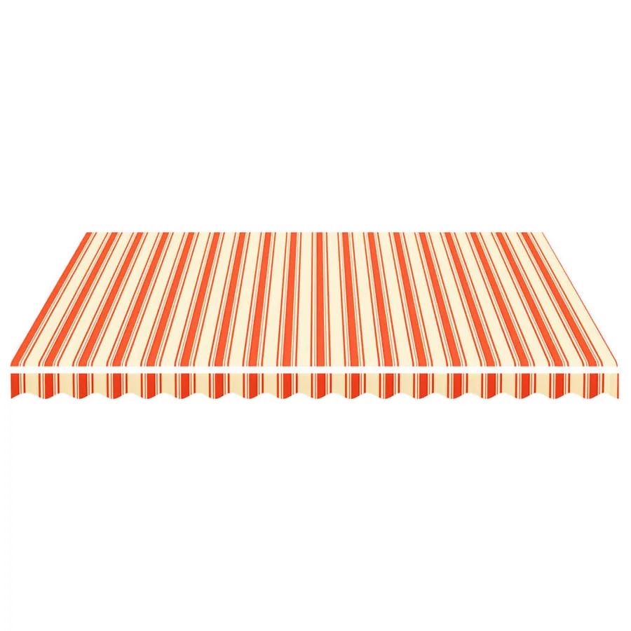 Tissu de remplacement pour auvent Jaune et orange 4x3,5 m - 3