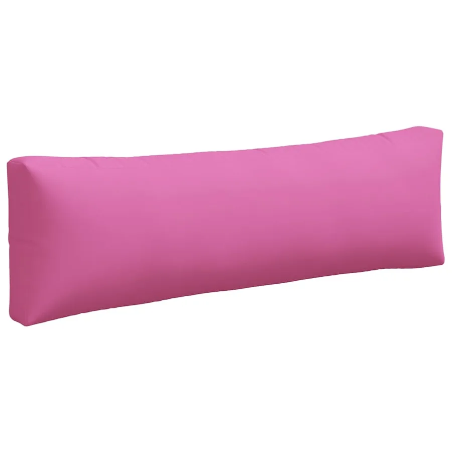 Coussins de palette lot de 3 rose tissu Oxford - 5