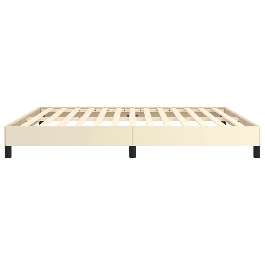 Cadre de lit sans matelas crème 180x200 cm similicuir - 6