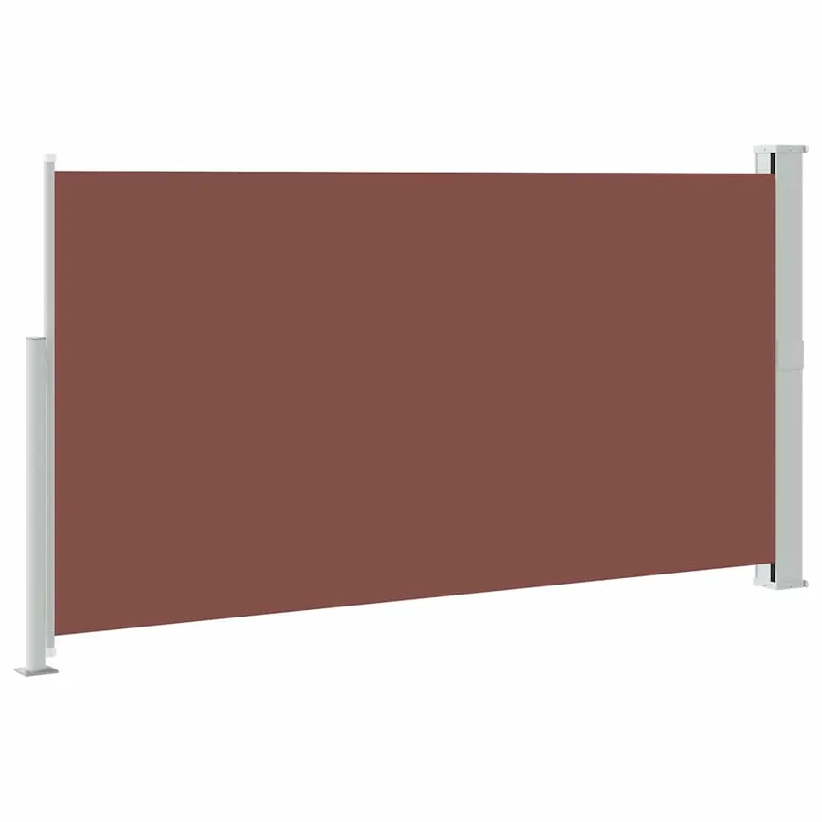 Auvent latéral rétractable de patio 160 x 300 cm Marron - 6