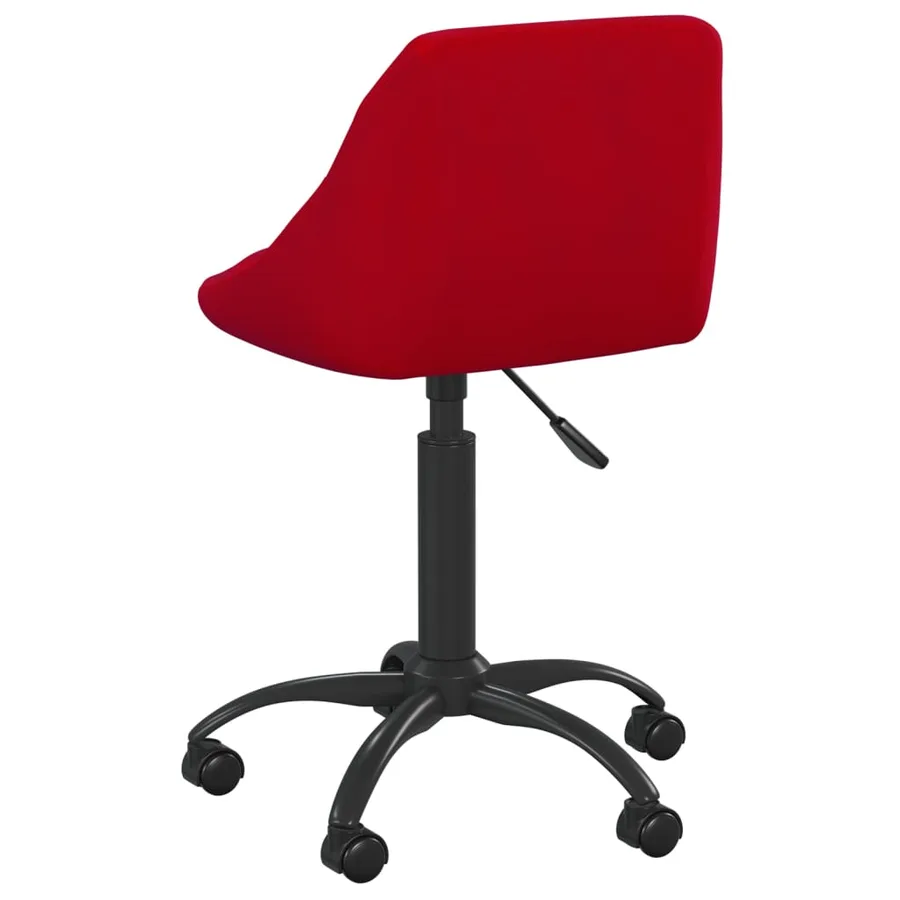 Chaise de salle à manger Rouge bordeaux Velours - 5