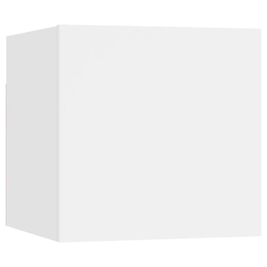 Ensemble de meuble TV 5 pcs Blanc Bois d'ingénierie - 3