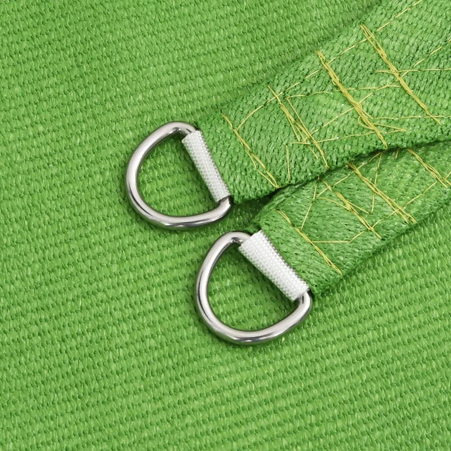 Voile d'ombrage 160 g/m² Vert clair 5x7 m PEHD - 6