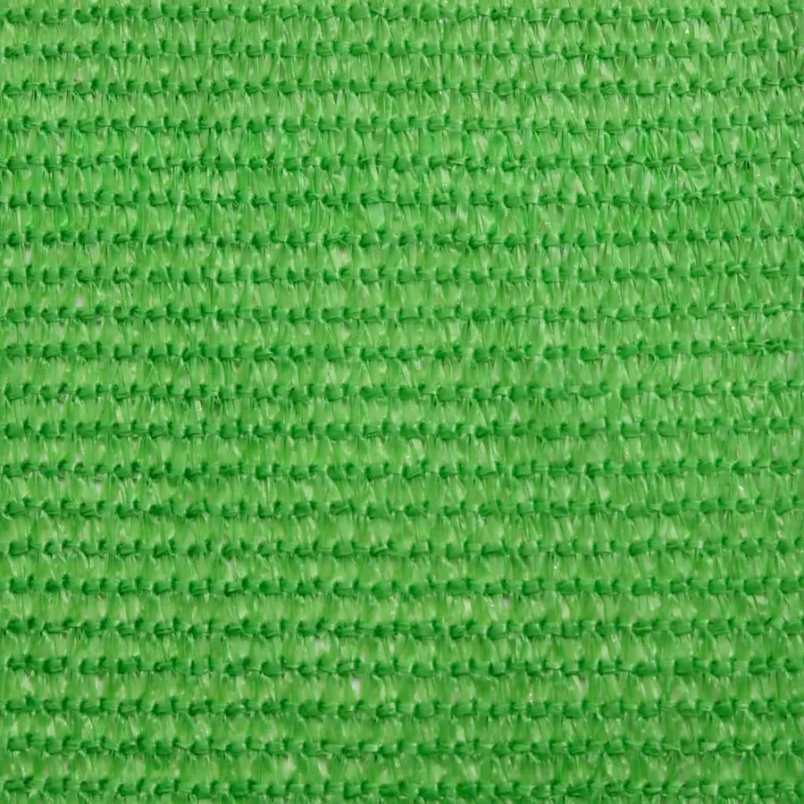 Voile d'ombrage 160 g/m² Vert clair 5x7 m PEHD - 9