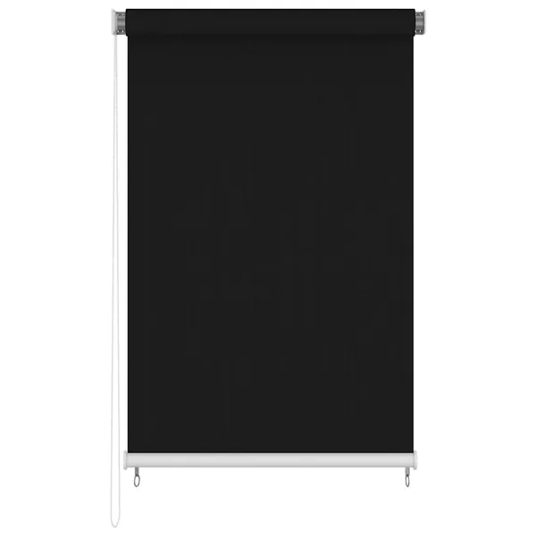 Store roulant d'extérieur 145 (l) x 230 (H) cm noir