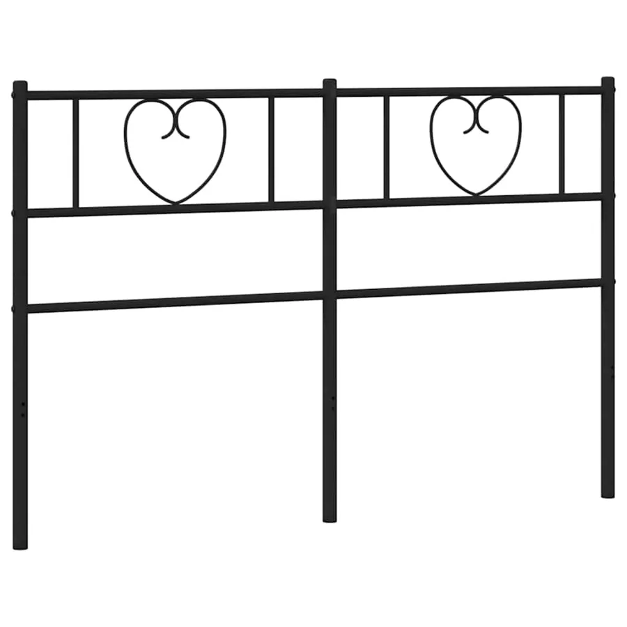Tête de lit de remplacement métal noir 150 cm - 2
