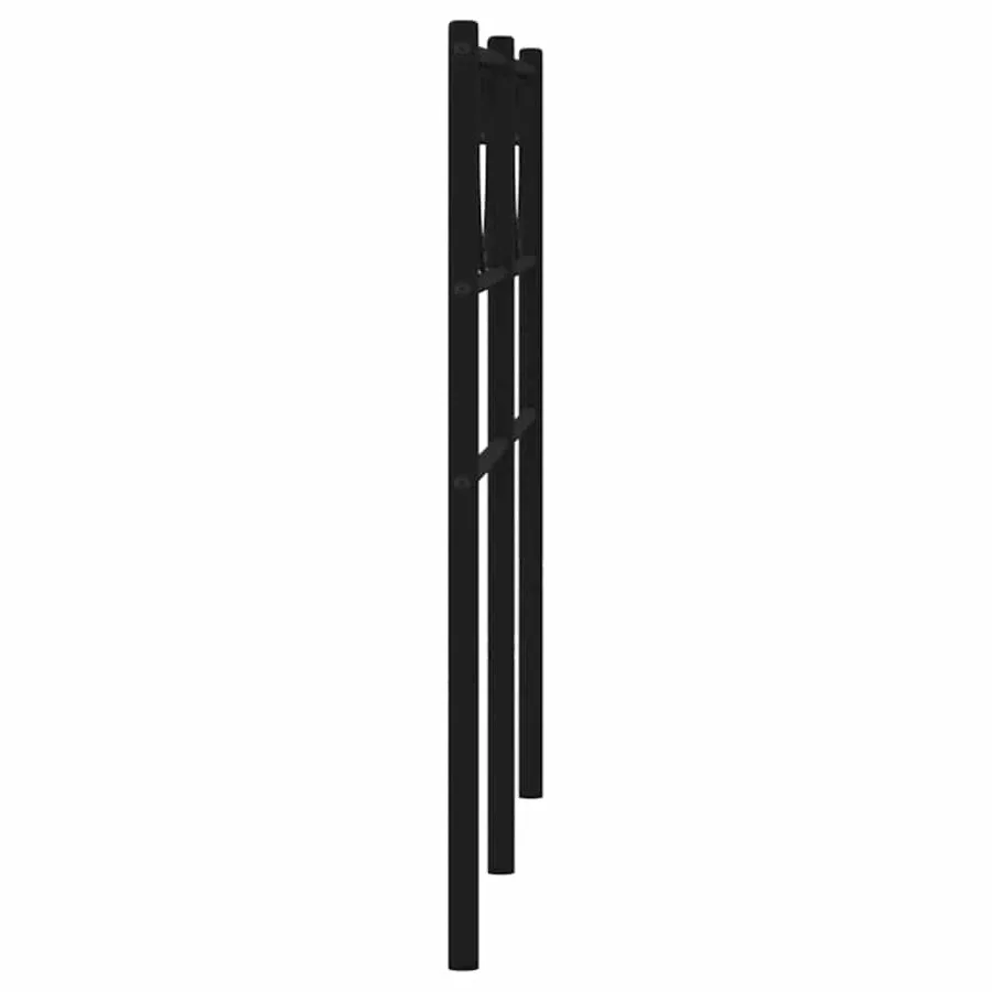 Tête de lit de remplacement métal noir 150 cm - 4