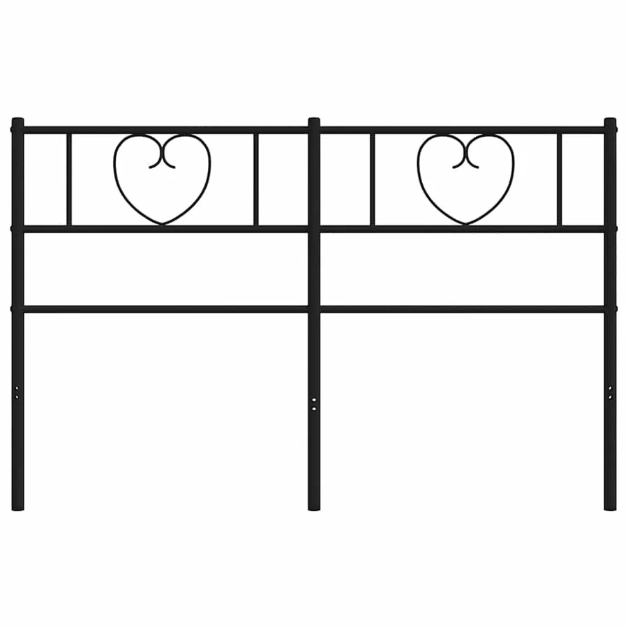 Tête de lit de remplacement métal noir 150 cm - 5