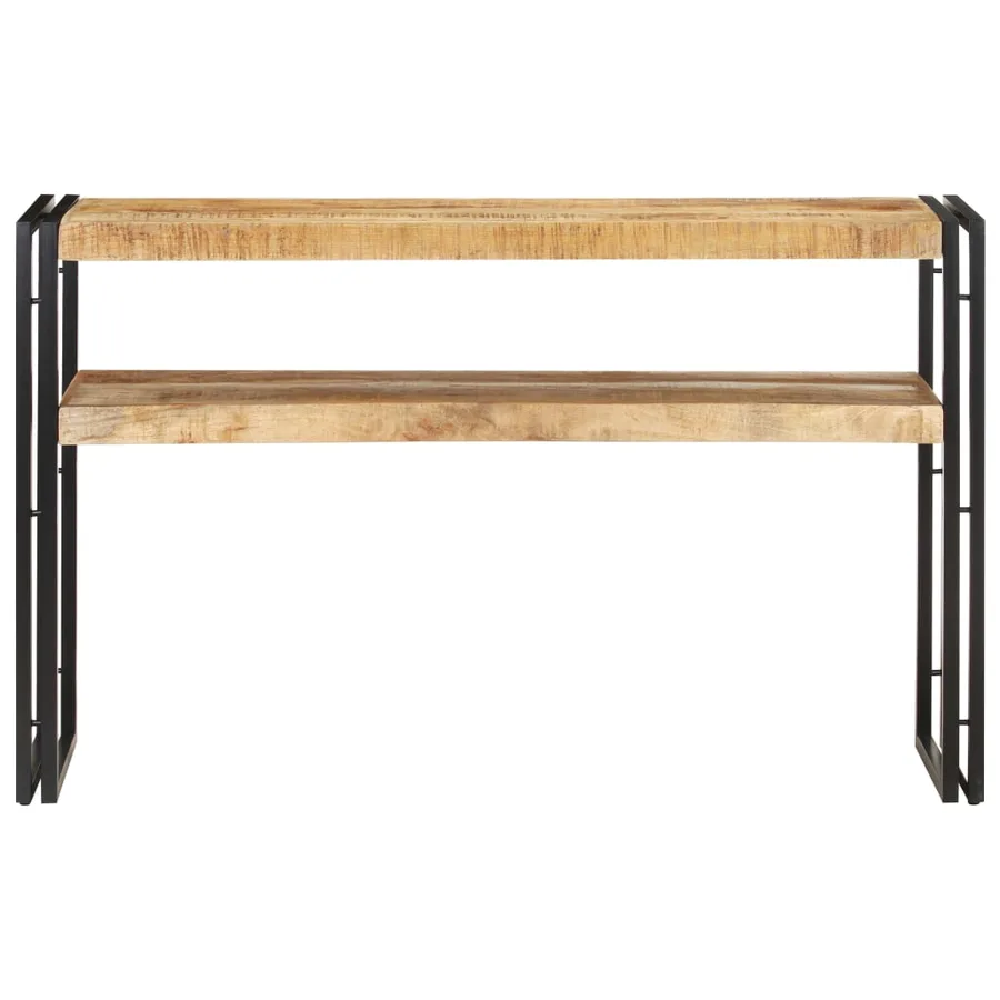 Table console 120x30x75 cm Bois de manguier brut - 2