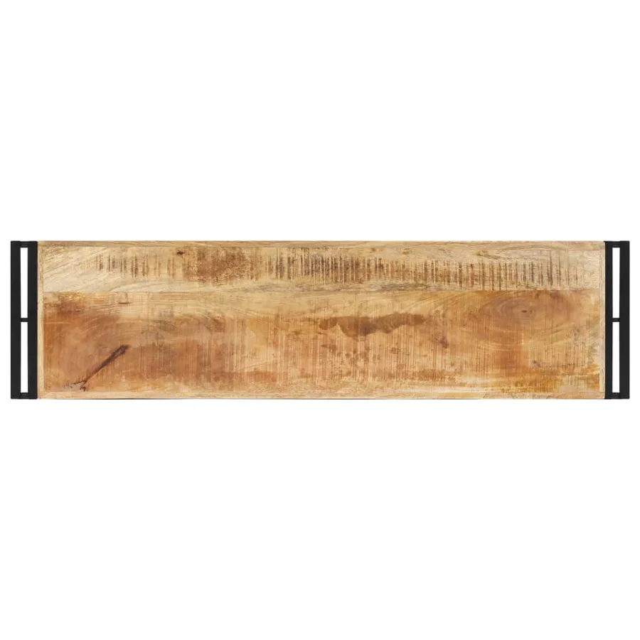 Table console 120x30x75 cm Bois de manguier brut - 3