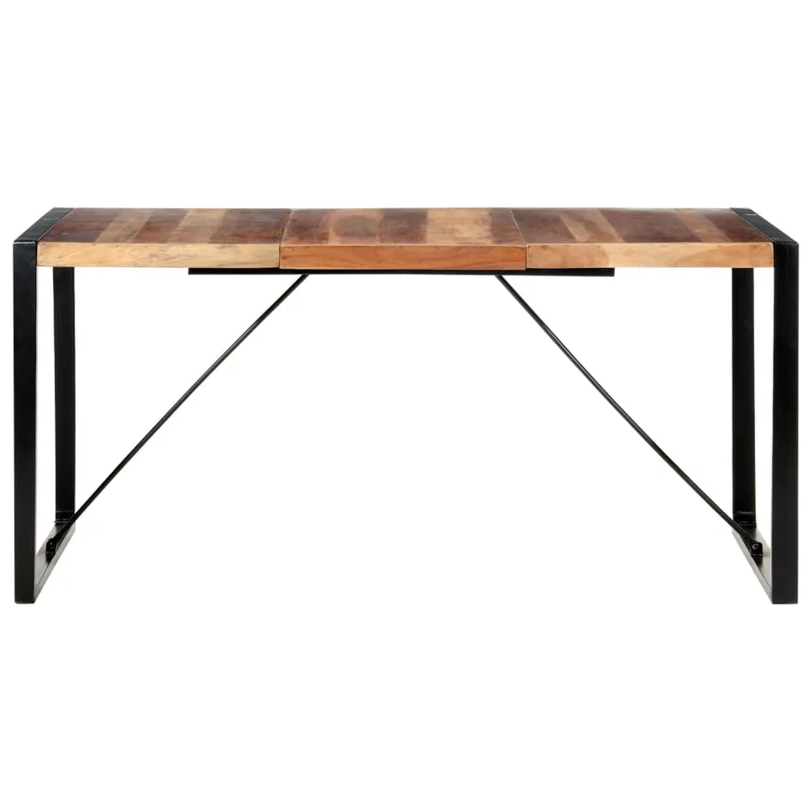 Table à manger 160x80x75 cm bois massif - 2