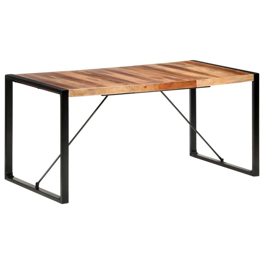 Table à manger 160x80x75 cm bois massif - 9