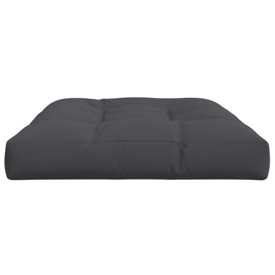 Coussin de palette anthracite 120x80x12 cm tissu - 5