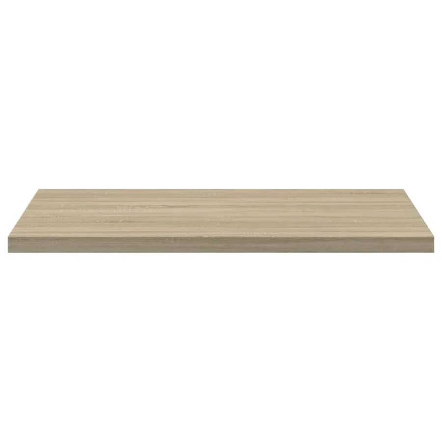 Panneau de bibliothèque 4pcs Chêne sonoma 40x40x1,5cm Aggloméré - 5