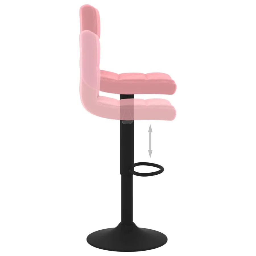 Tabouret de bar Rose Velours - 6
