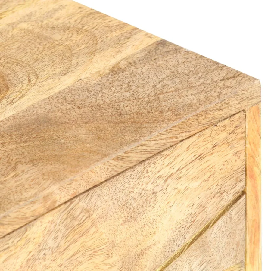 Table de chevet 40x30x50 cm Bois de manguier massif - 4