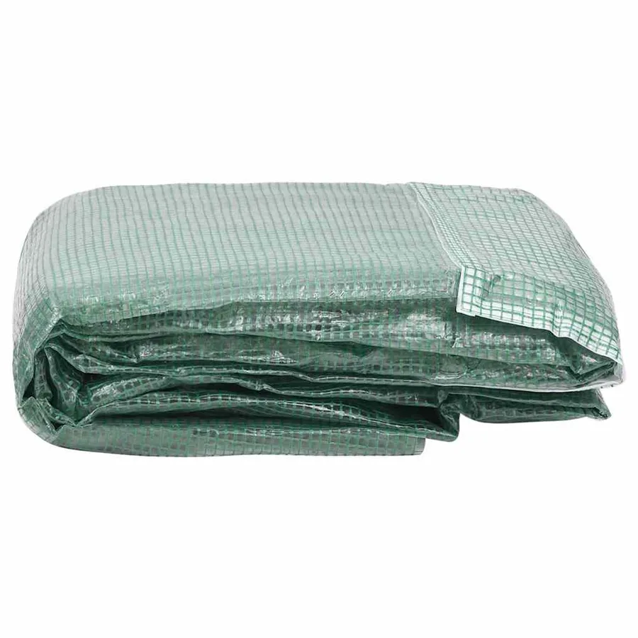 Couverture de remplacement de serre (16 m²) 400x400x200 cm Vert - 3