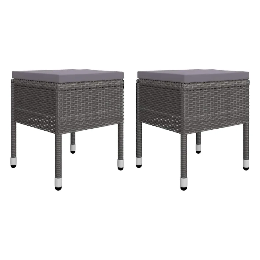 Ensemble à manger de jardin 9 pcs Gris - 14