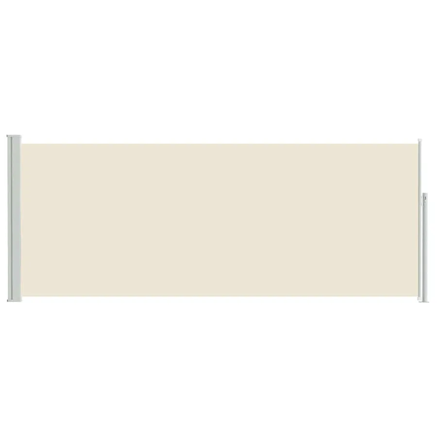 Auvent latéral rétractable 120 x 300 cm Blanc cassé - 4