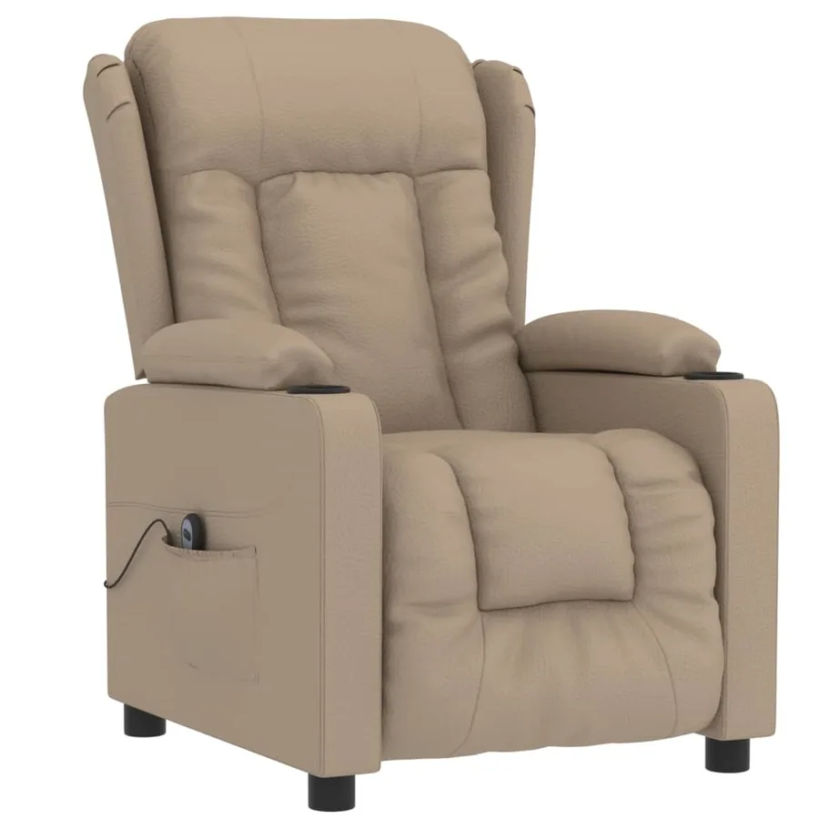 Fauteuil inclinable électrique Cappuccino Similicuir - 3