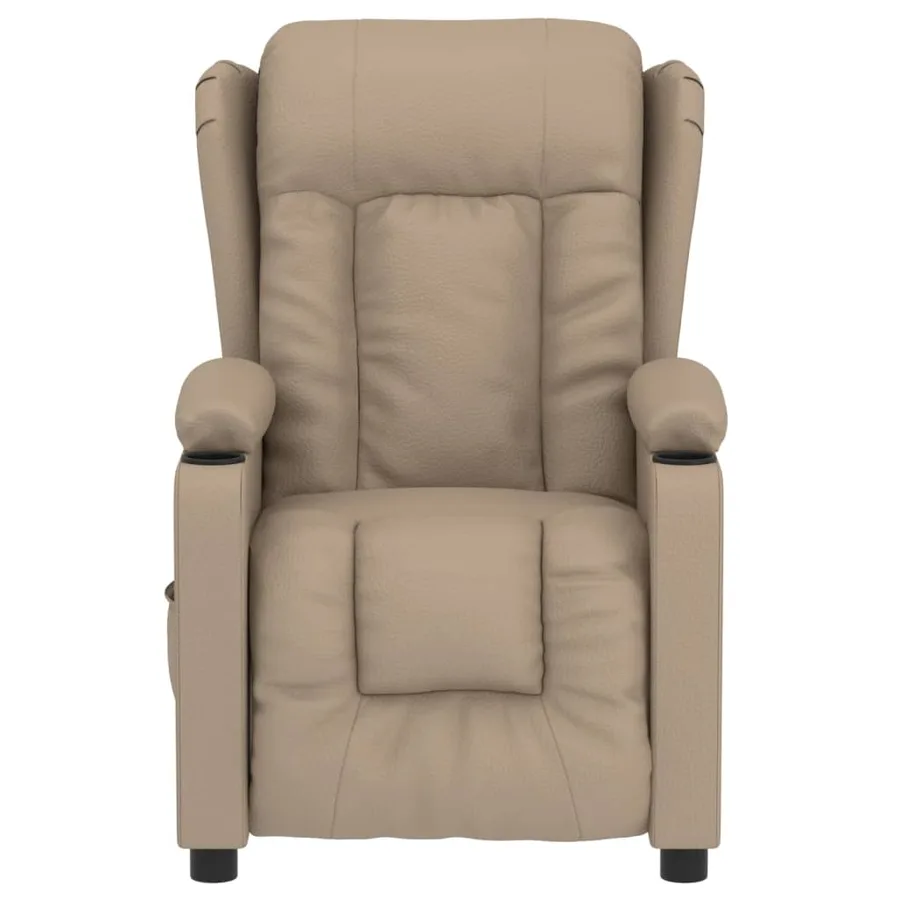 Fauteuil inclinable électrique Cappuccino Similicuir - 4