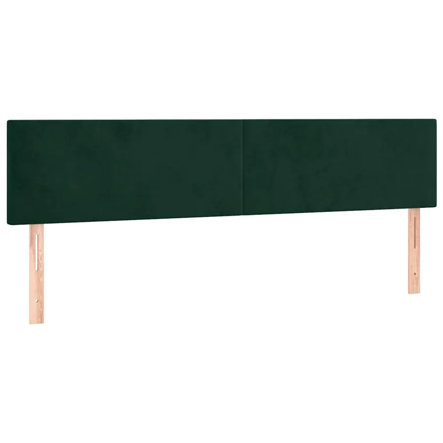 Sommier à lattes de lit avec matelas LED Vert foncé 160x200 cm - 7