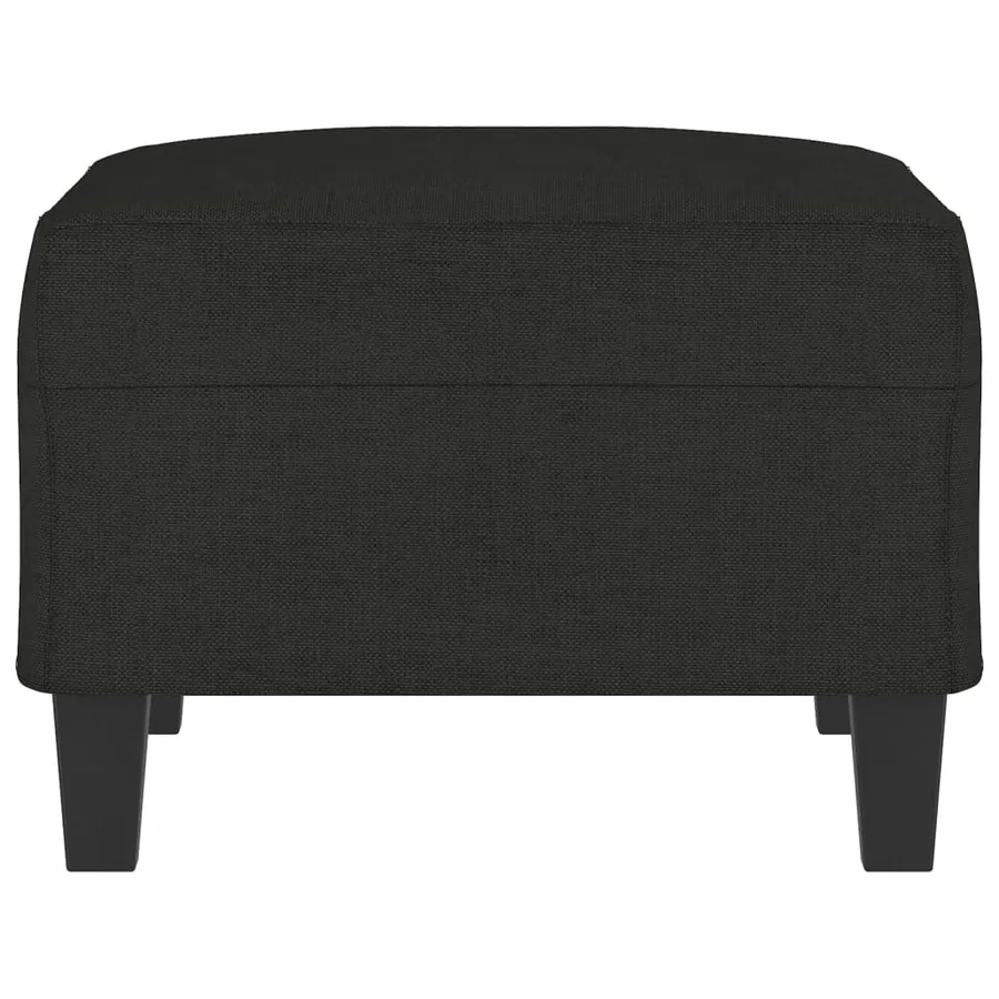 Repose-pied Noir 70x55x41 cm Tissu - 4