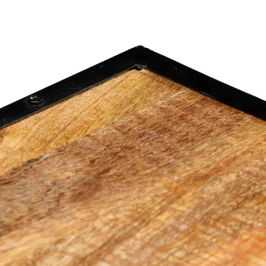 Table basse 90x50x40 cm Bois de récupération solide - 4