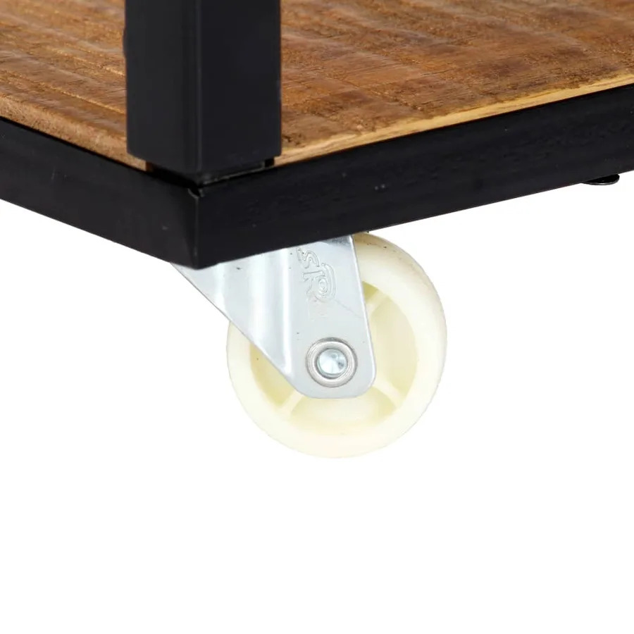 Table basse 90x50x40 cm Bois de récupération solide - 5