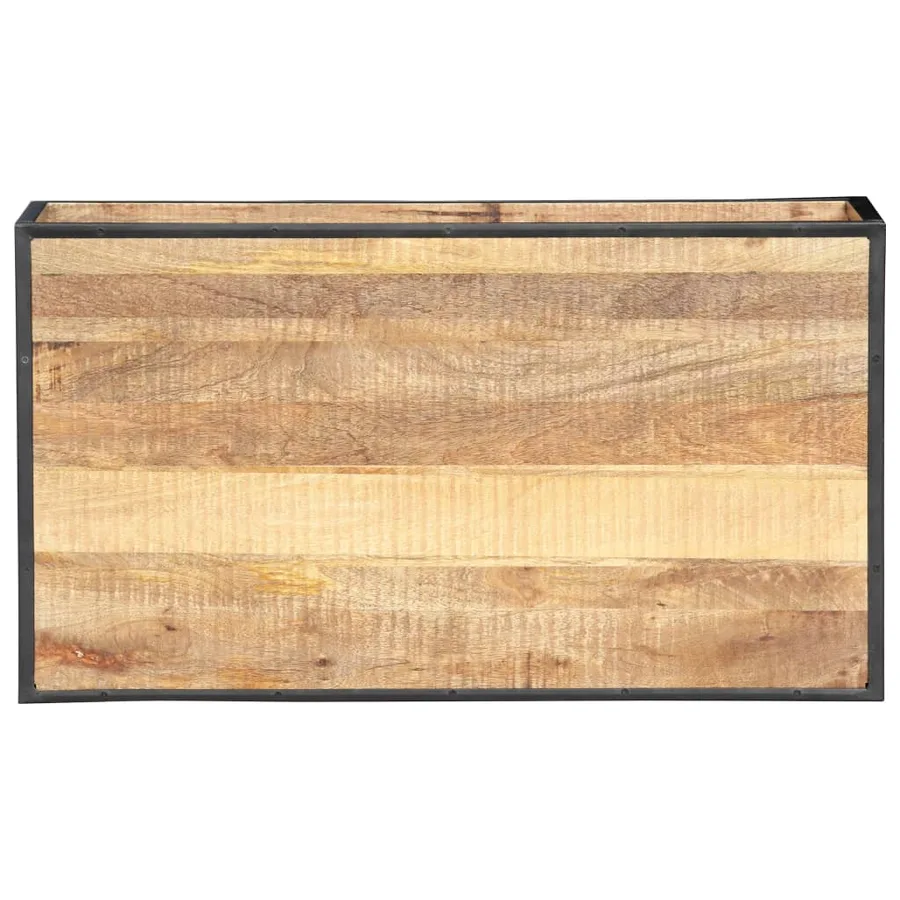 Table basse 90x50x40 cm Bois de récupération solide - 7