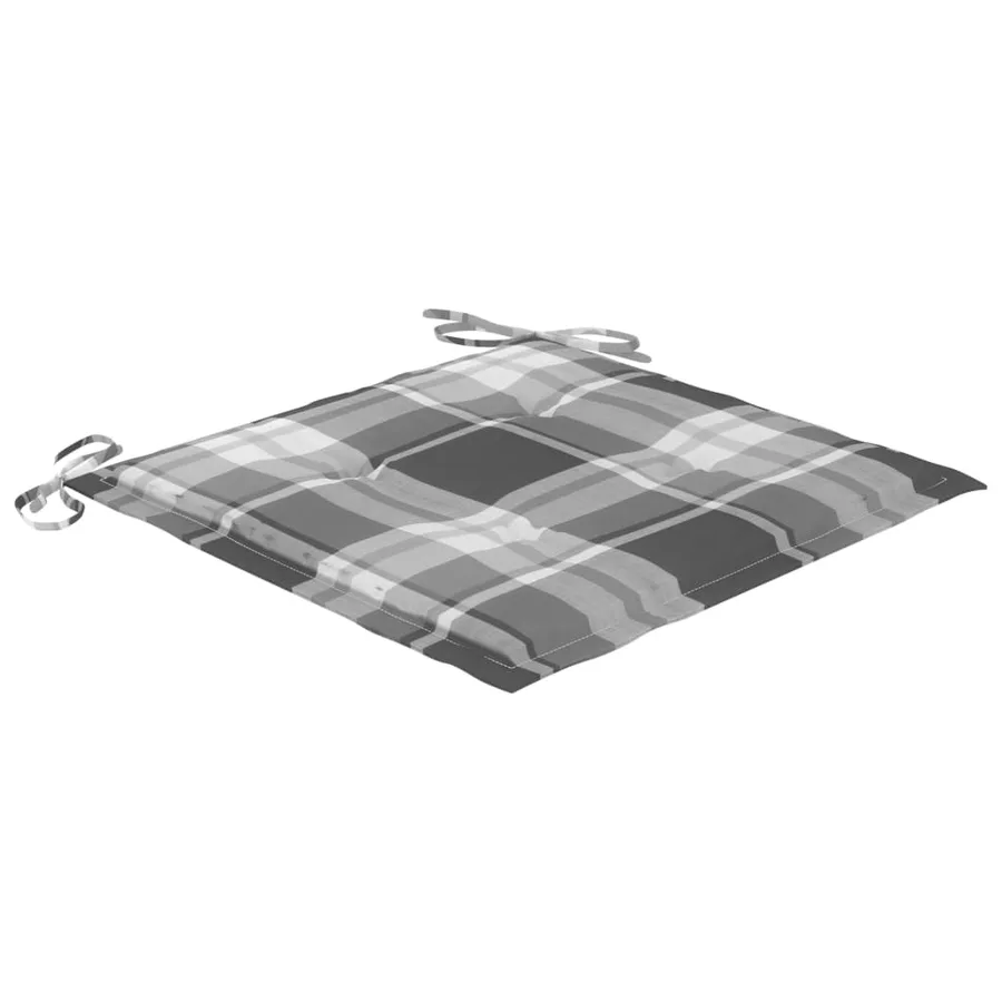 Chaises de jardin avec coussins lot de 2 Bois d'acacia massif - 8