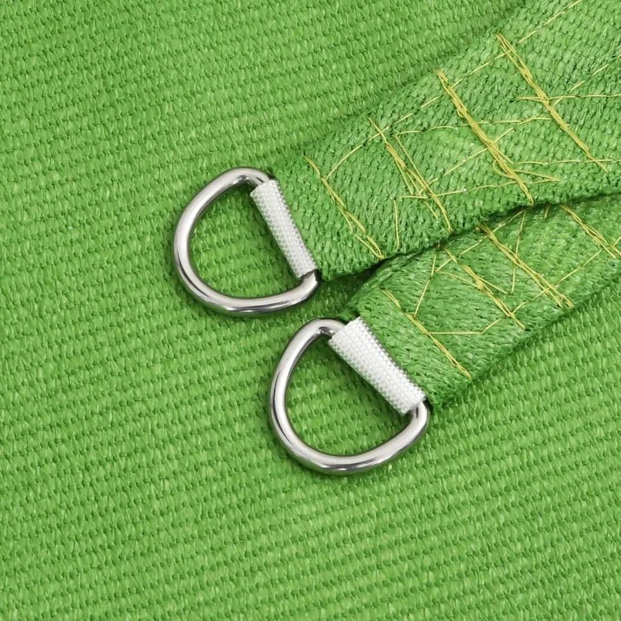 Voile d'ombrage 160 g/m² Vert clair 6x6 m PEHD - 6