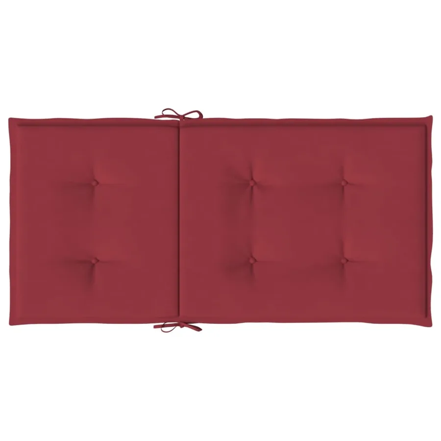 Coussins de chaise de jardin à dossier bas lot de 6 - 6