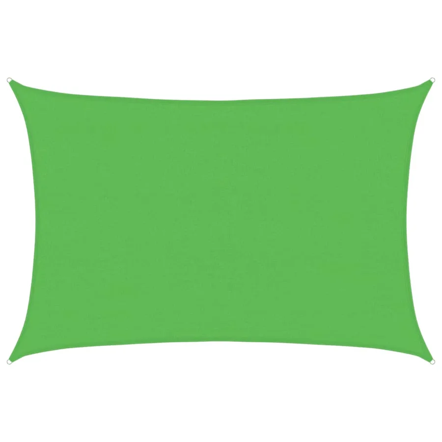 Voile d'ombrage 160 g/m² Vert clair 4x5 m PEHD - 2