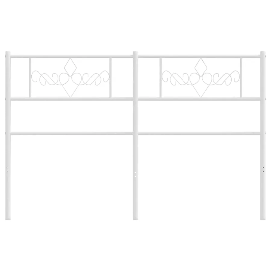 Tête de lit de remplacement métal blanc 160 cm - 3