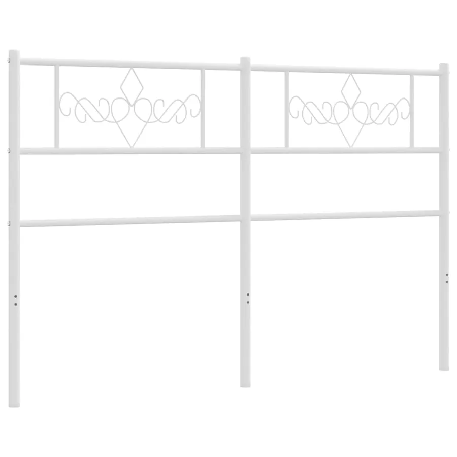 Tête de lit de remplacement métal blanc 160 cm - 4