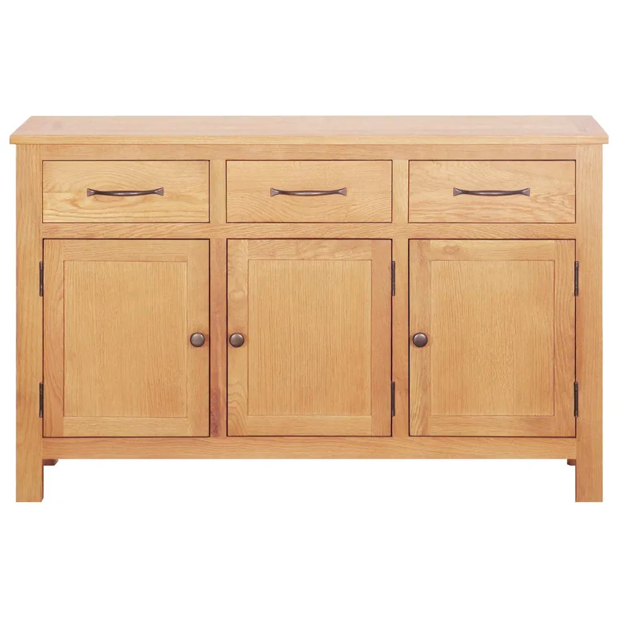 Buffet Marron 112 x 33.5 x 70 cm Chêne massif - 3