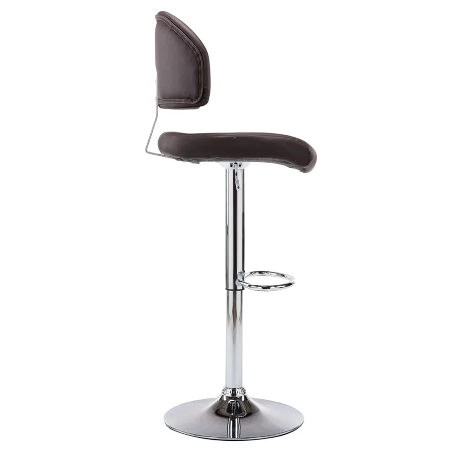 Tabouret de bar Marron Similicuir - 4