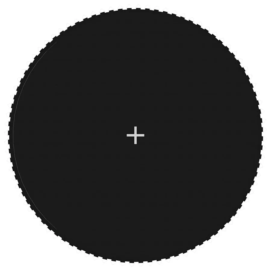Tapis de saut Tissu Noir pour trampoline rond de 4,57 m