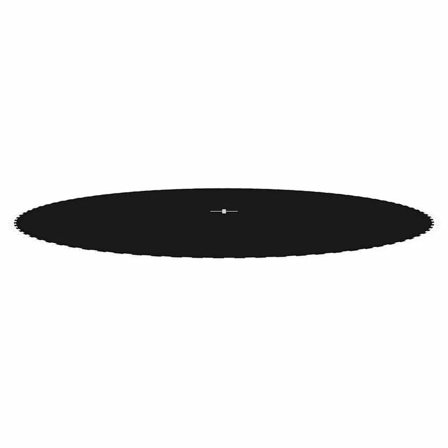 Tapis de saut Tissu Noir pour trampoline rond de 4,57 m - 2