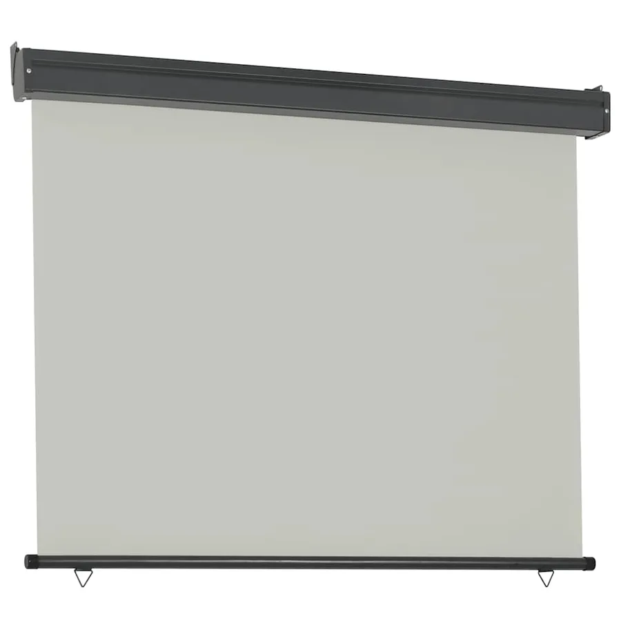 Auvent latéral de balcon 125x250 cm Gris - 3