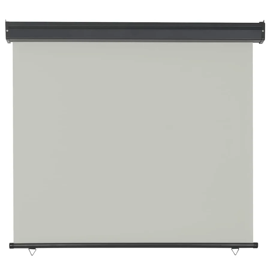 Auvent latéral de balcon 125x250 cm Gris - 4