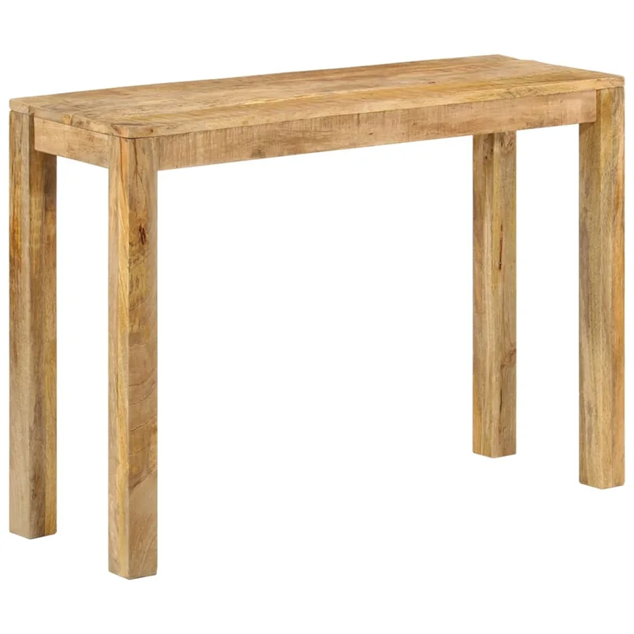 Table console 110x35x76 cm Bois de manguier brut - 10