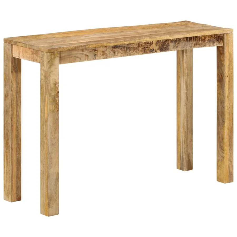 Table console 110x35x76 cm Bois de manguier brut - 11