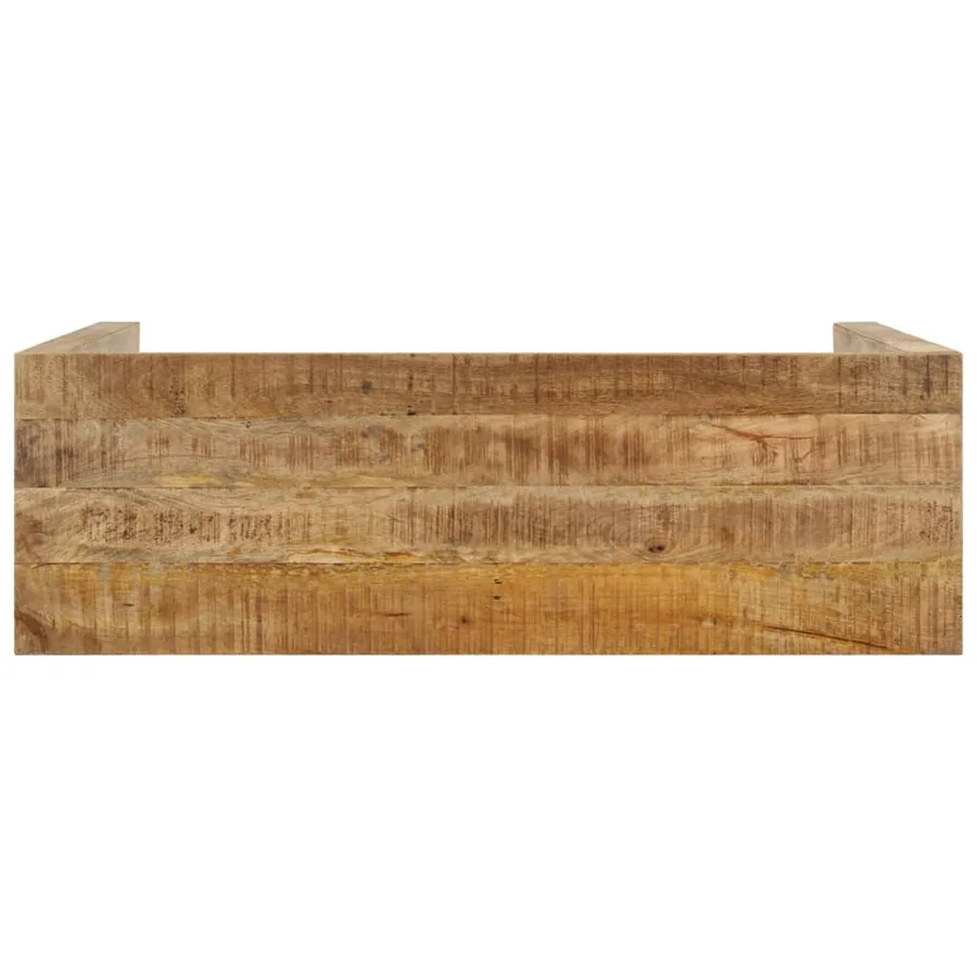 Table console 110x35x76 cm Bois de manguier brut - 3