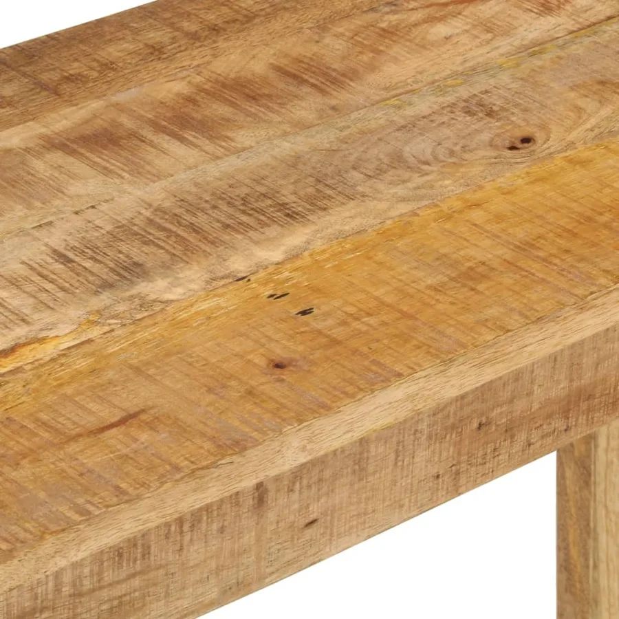 Table console 110x35x76 cm Bois de manguier brut - 5