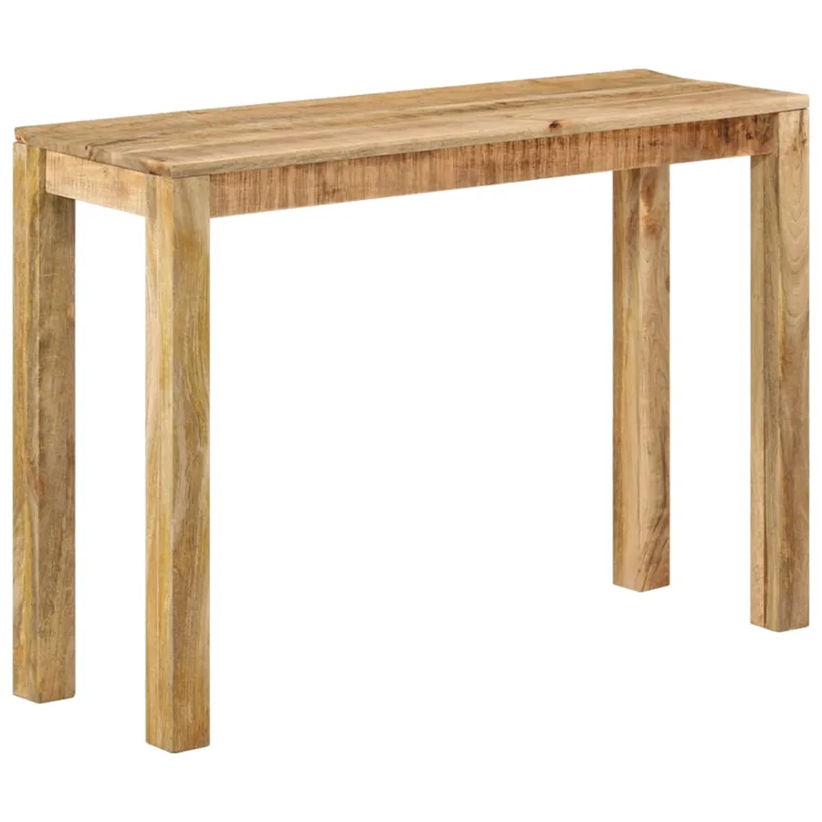 Table console 110x35x76 cm Bois de manguier brut - 8