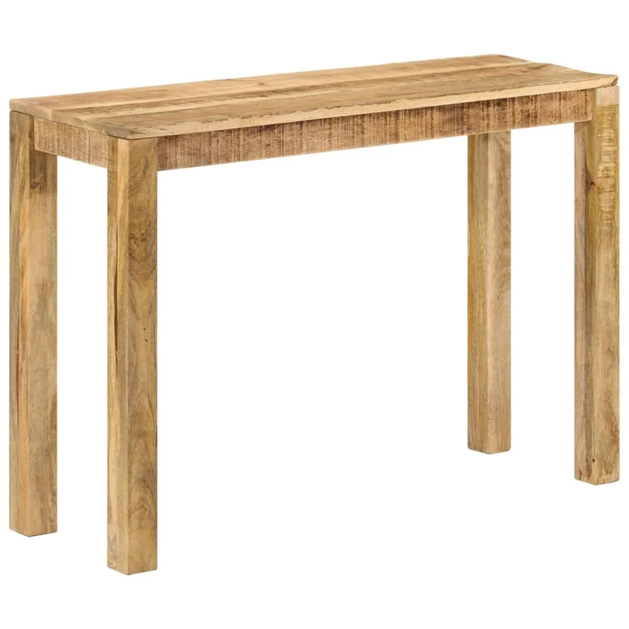 Table console 110x35x76 cm Bois de manguier brut - 9