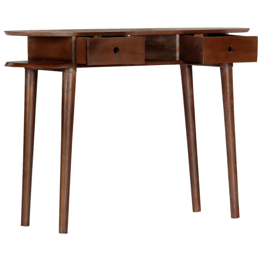Console 110x35x76 cm en bois d'acacia massif - 3